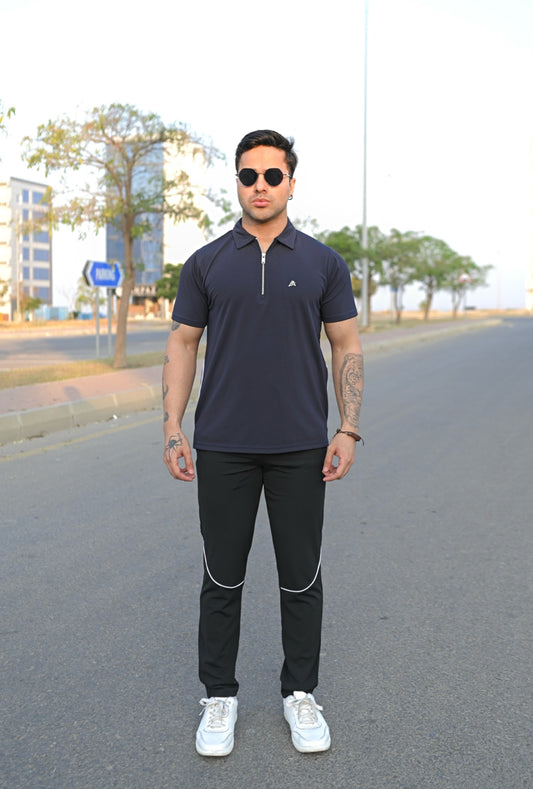 Navy Men's Polo Tracksuit