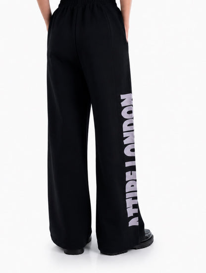PRINTED WOMEN BLACK ESSENTIAL LUXE TROUSER