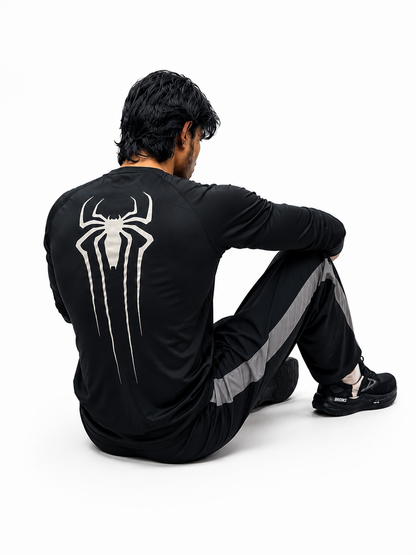MEN'S SPIDER PERFORMANCE COMPRESSION TEE – BLACK