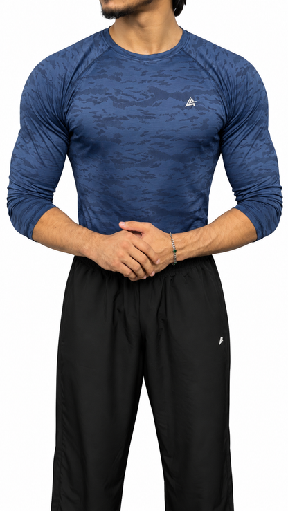 MEN'S NAVY BLUE COMPRESSION TEE
