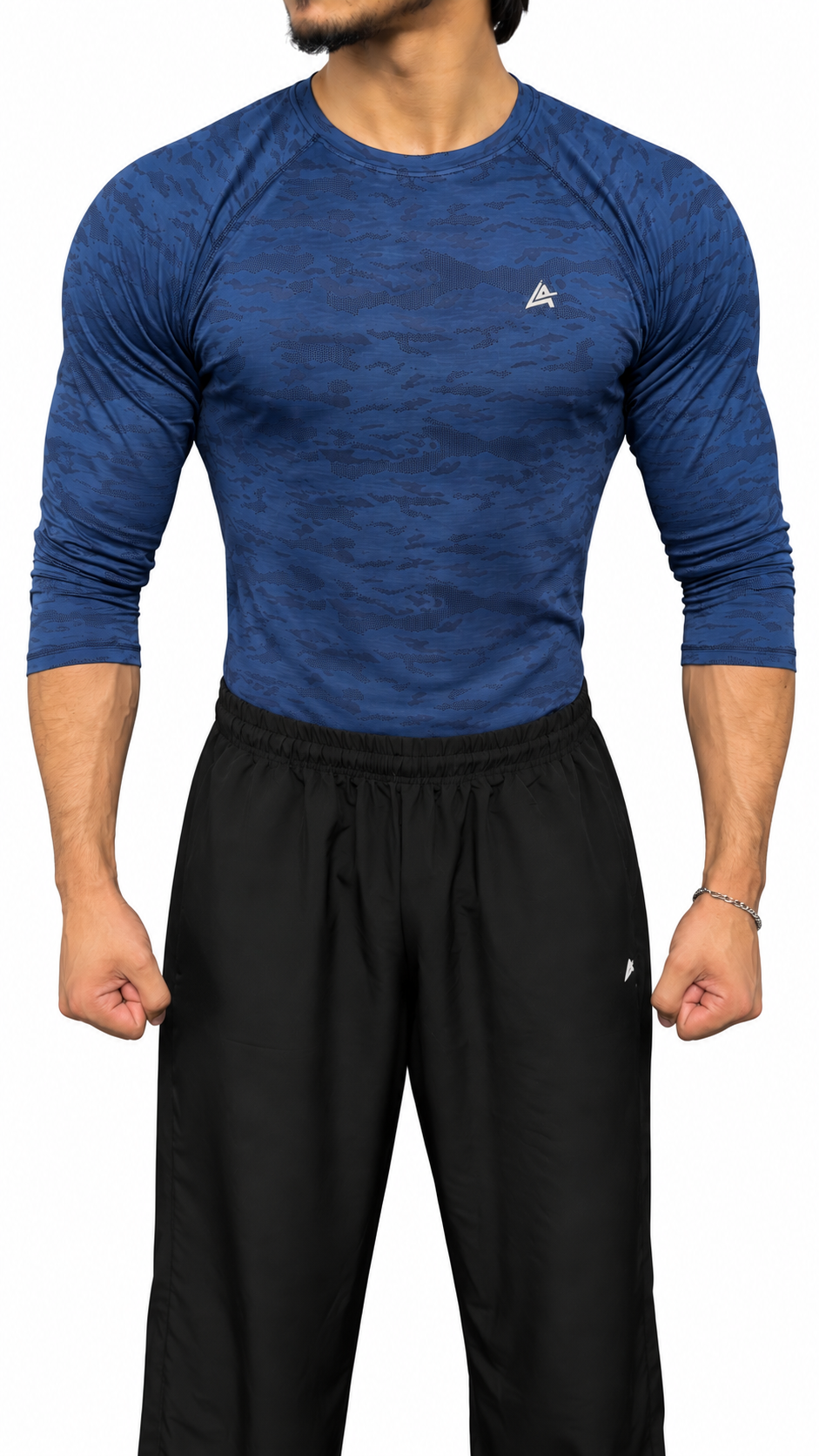 MEN'S NAVY BLUE COMPRESSION TEE