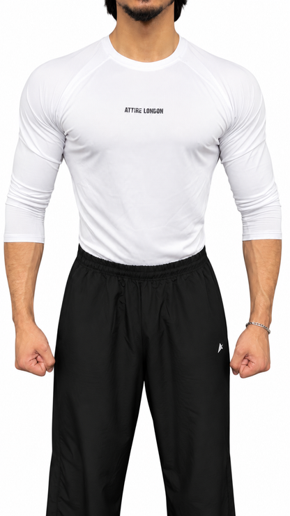 MEN'S SPIDER PERFORMANCE COMPRESSION TEE – WHITE