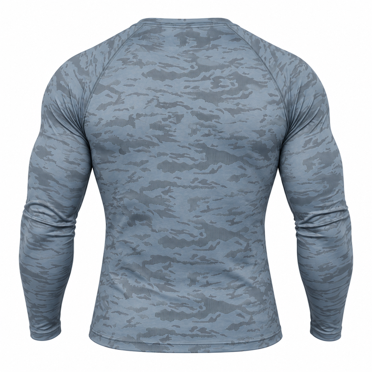 MEN'S STEEL BLUE COMPRESSION TEE