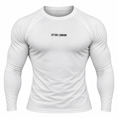 MEN'S SPIDER PERFORMANCE COMPRESSION TEE – WHITE