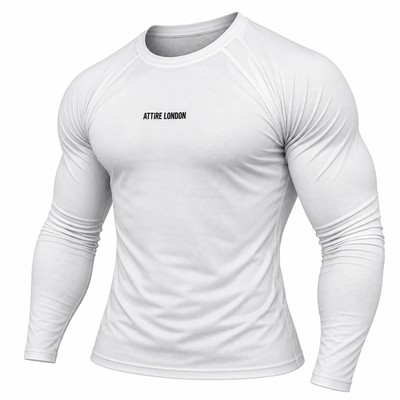 MEN'S SPIDER PERFORMANCE COMPRESSION TEE – WHITE