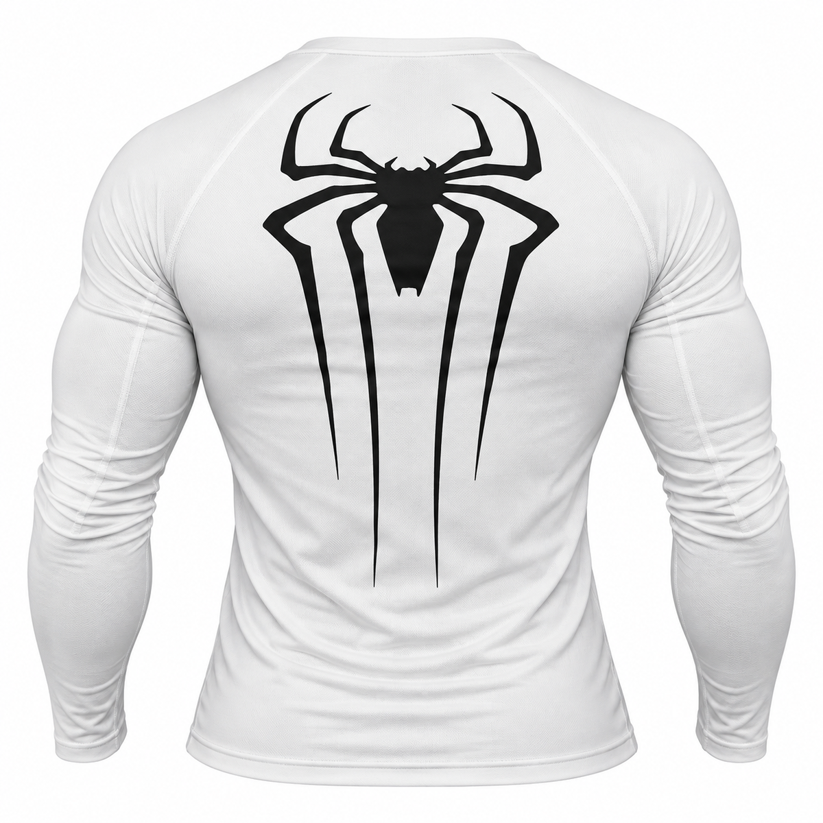 MEN'S SPIDER PERFORMANCE COMPRESSION TEE – WHITE