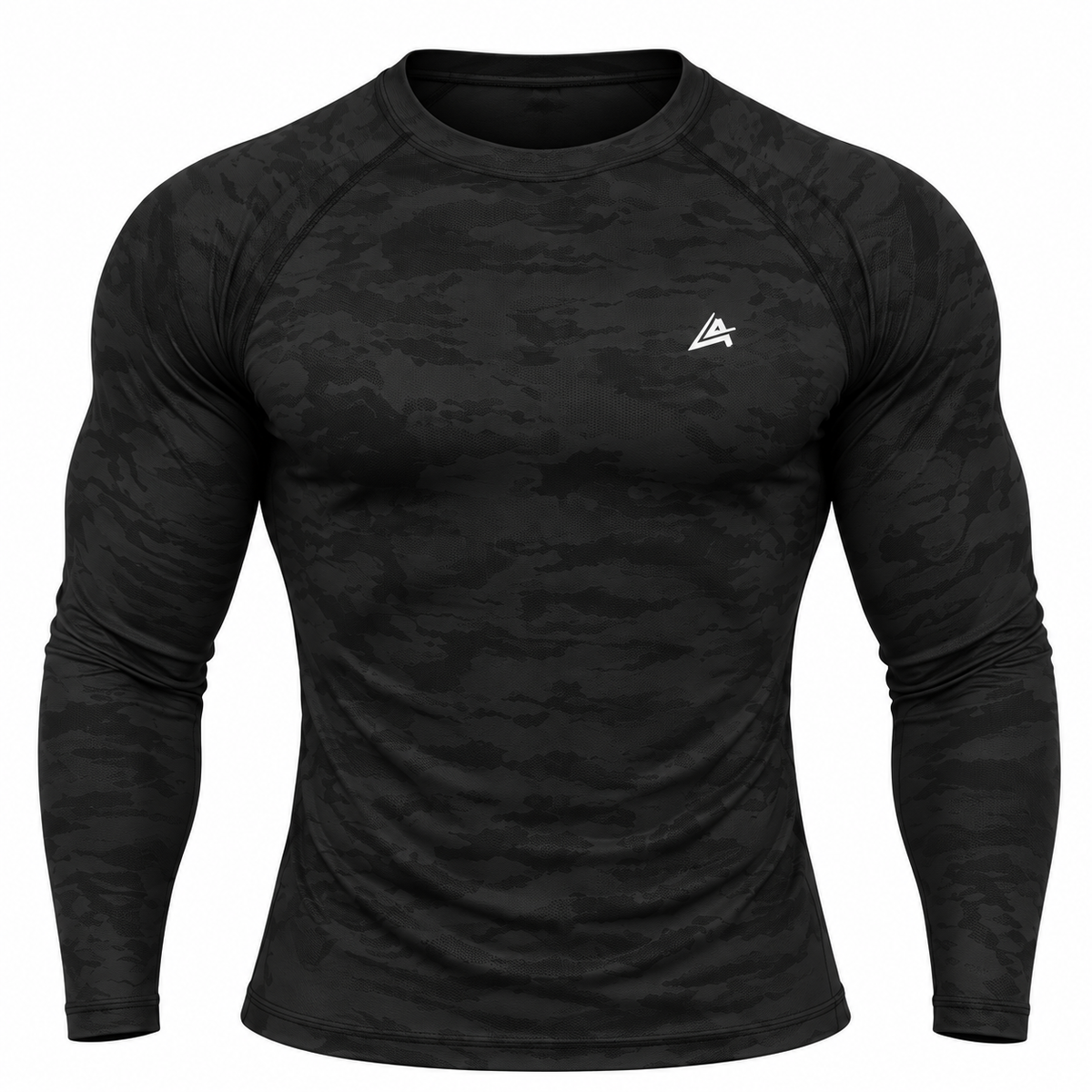 MEN'S BLACK COMPRESSION TEE