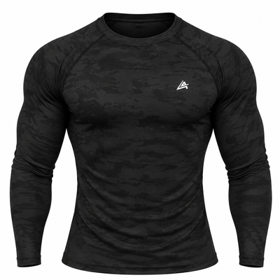 MEN'S BLACK COMPRESSION TEE