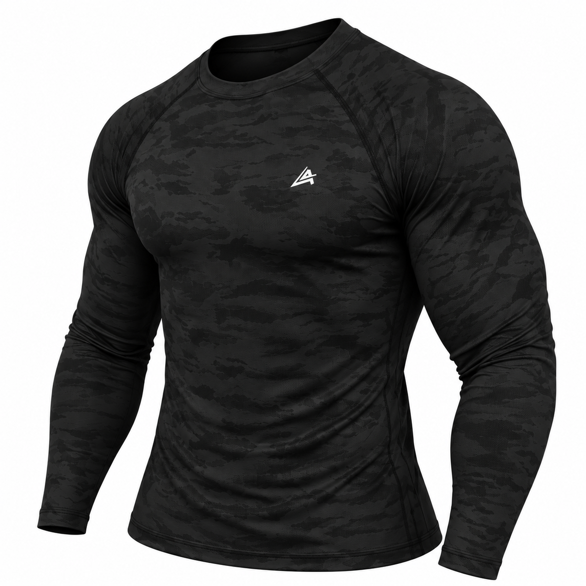 MEN'S BLACK COMPRESSION TEE