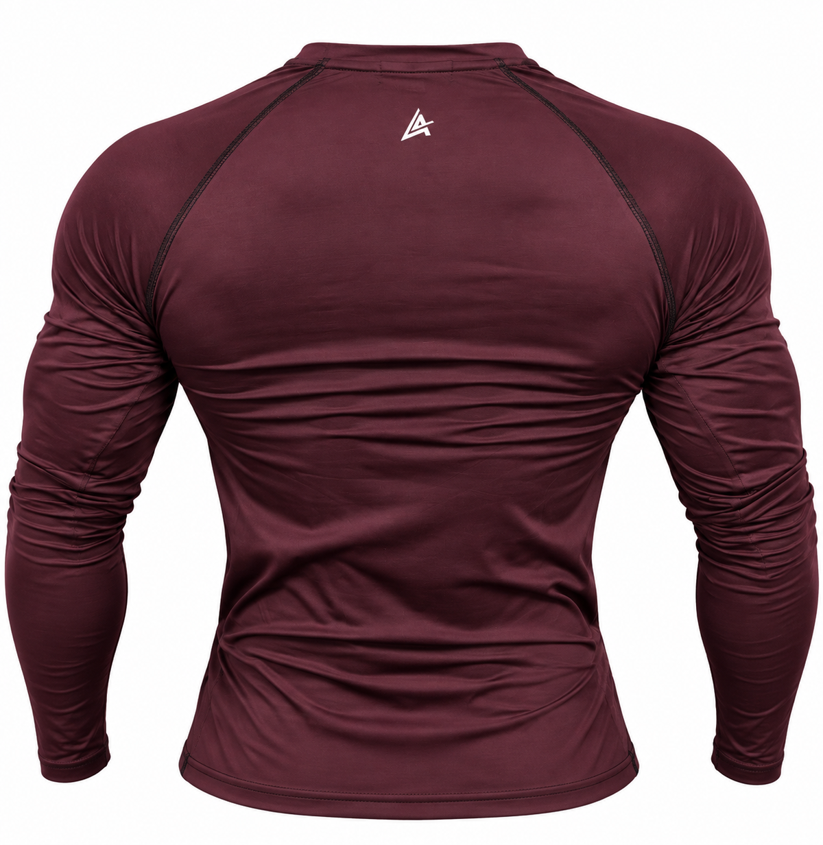 MEN'S BURGUNDY COMPRESSION TEE