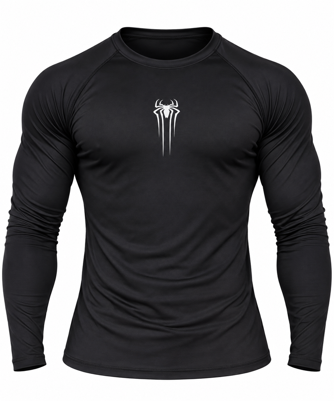 MEN'S SPIDER PERFORMANCE COMPRESSION TEE – BLACK