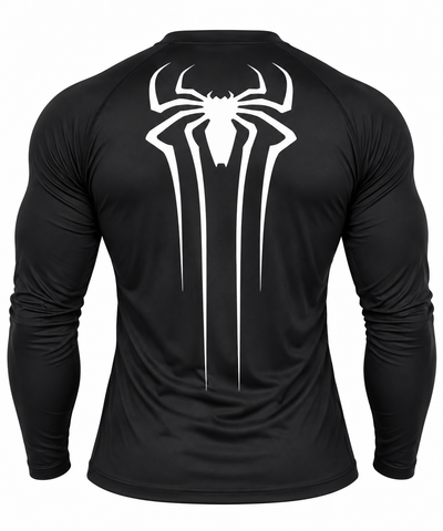 MEN'S SPIDER PERFORMANCE COMPRESSION TEE – BLACK