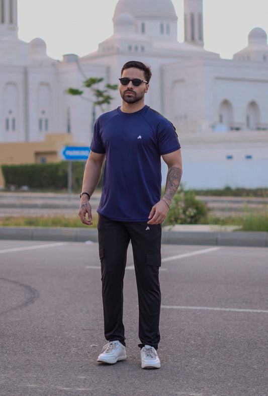 Navy Black Men's Tracksuit