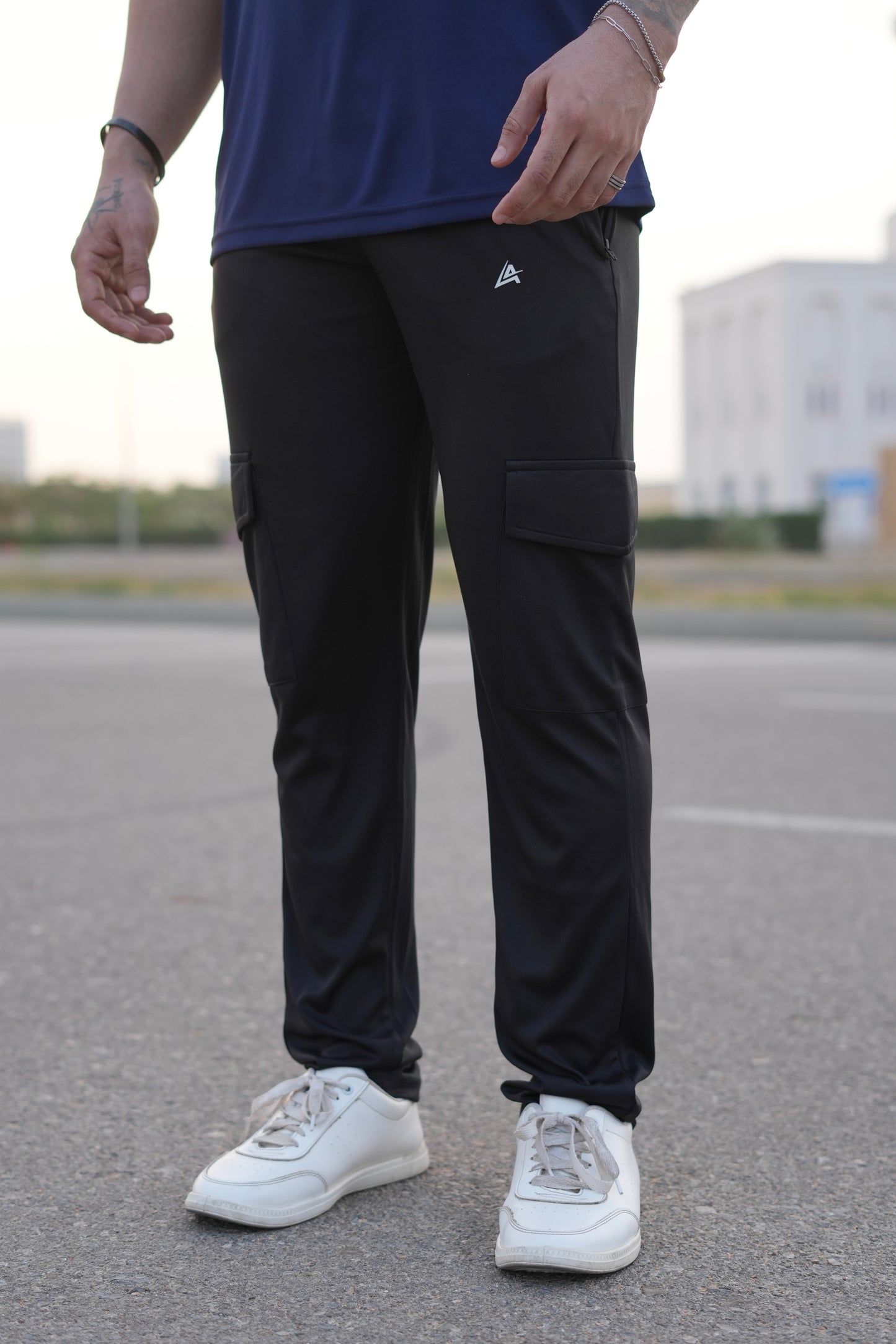 Navy Black Men's Tracksuit