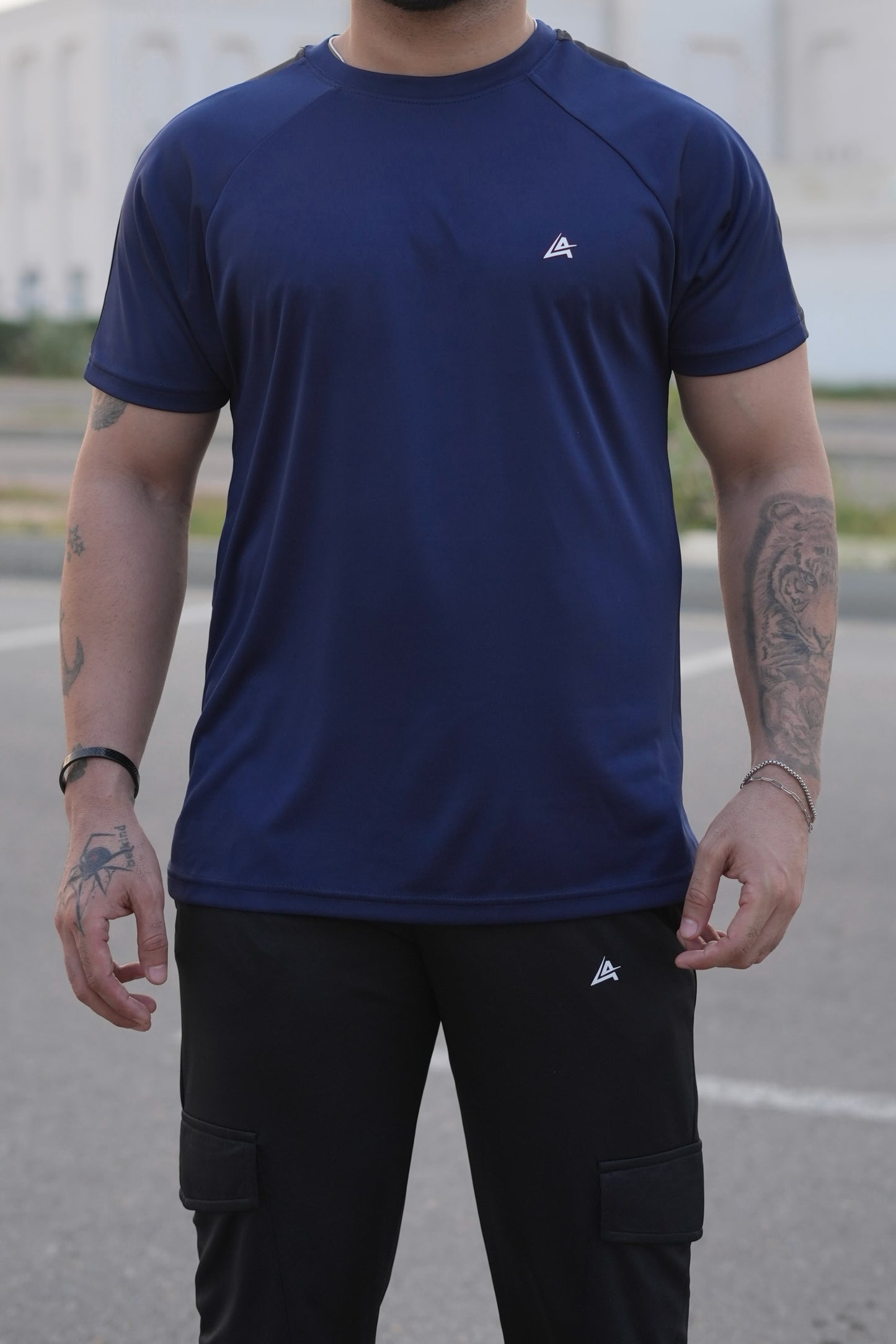 Navy Black Men's Tracksuit