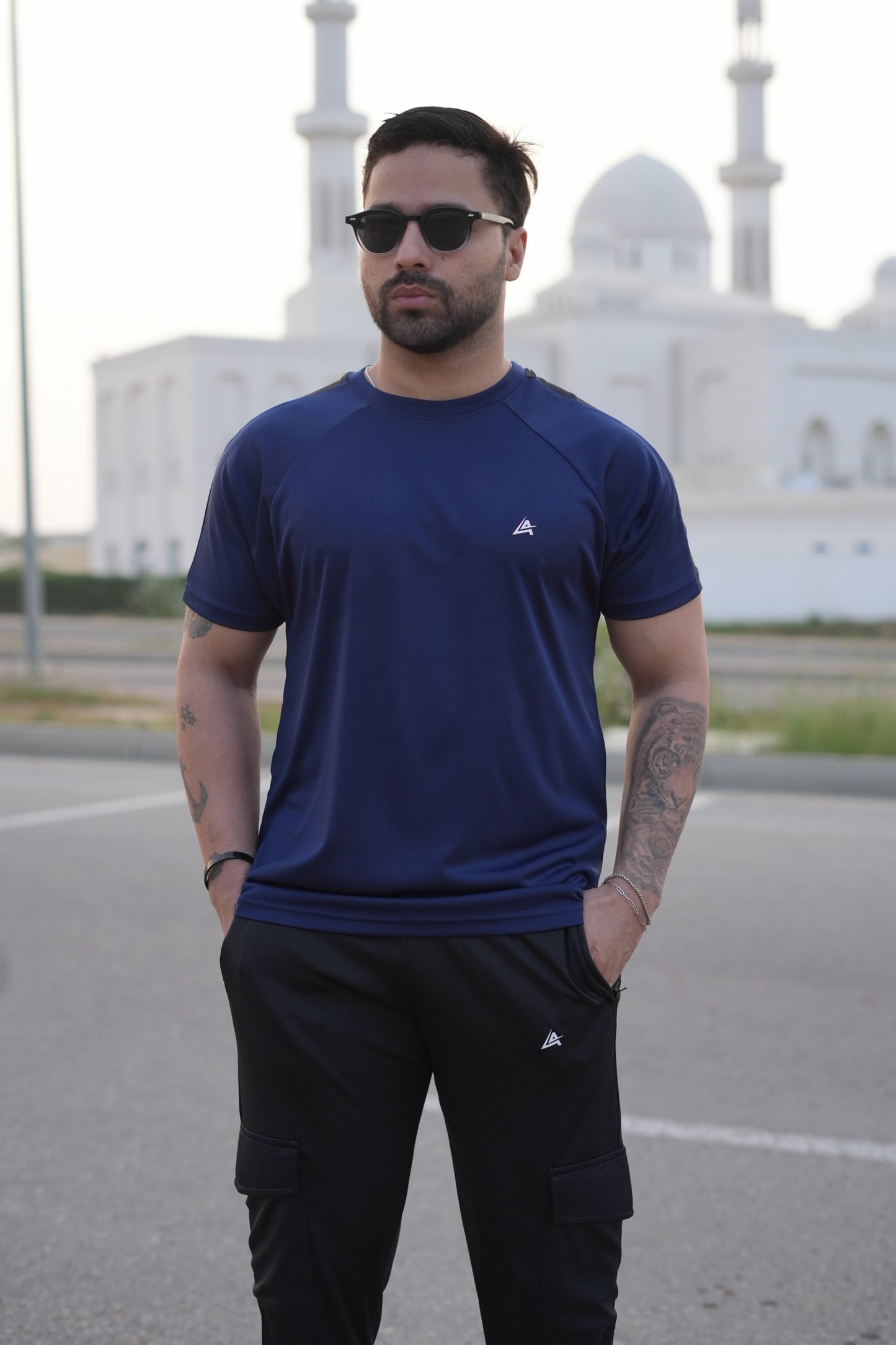 Navy Black Men's Tracksuit