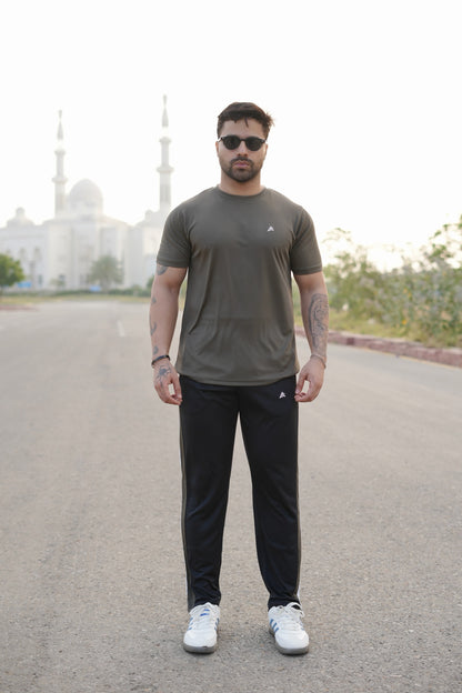 Green Black Men's Tracksuit