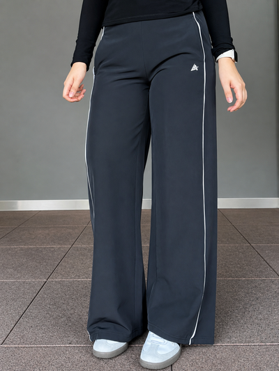 WOMEN CHARCOAL GREY ESSENTIAL LUXE TROUSER