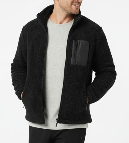 BLACK SHERPA JACKET