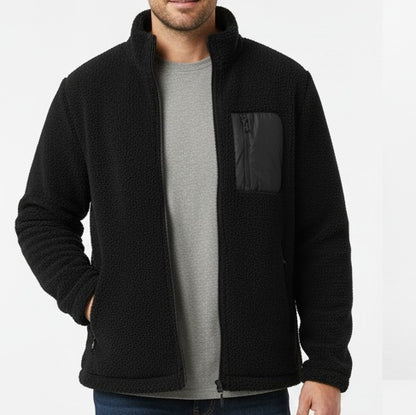 BLACK SHERPA JACKET